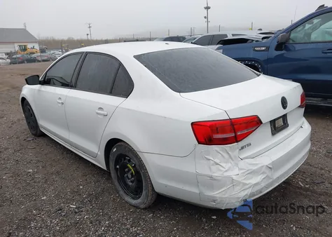 2015 Volkswagen Jetta 2.0L S from USA, damaged, VIN 3VW2K7AJ5FM310862